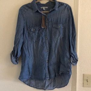 Chambray button down.